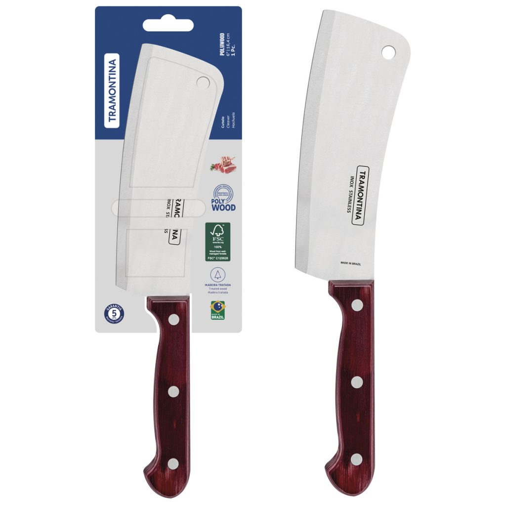 POLYWOOD CLEAVER KNIFE 6″ BLS