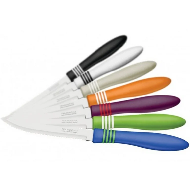 TRAMONTINA MULTI COLOR PARING KNIFE 5" 2 PCS SET 23527/265